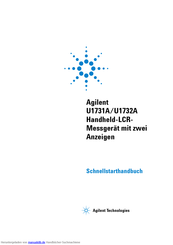 Agilent Technologies U1732A Schnellstart Handbuch