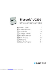 Coltene BioSonics UC300 Benutzerhandbuch