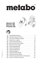 Metabo BasicAir 350 Originalbetriebsanleitung