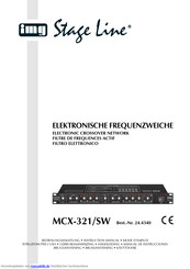 IMG STAGELINE MCX-321/SW Bedienungsanleitung