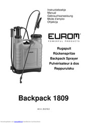 EUROM Backpack 1809 Gebrauchsanweisung