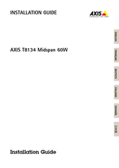 Axis T8134 Installationshandbuch