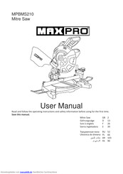 MaxPro MPBMS210 Anleitung