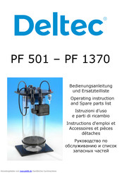 Deltec PF 1370 Bedienungsanleitung