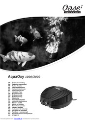 Oase AquaOxy 2000 Gebrauchsanleitung