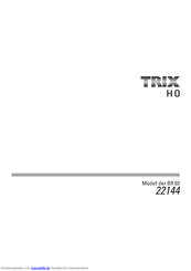 Trix H0 03 Series Bedienungsanleitung