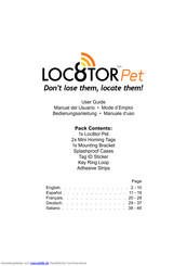 Loc8tor Pet Bedienungsanleitung