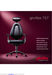 Giroflex 757 Bedienungsanleitung
