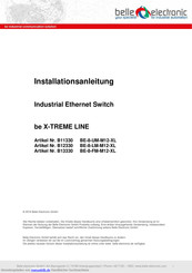 Belle Electronic X-TREME LINE BE-8-LM-M12-XL Installationsanleitung
