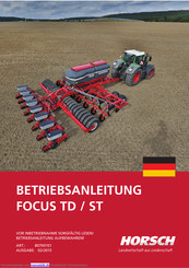 horsch Focus 12.75 ST Betriebsanleitung