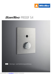 WimTec Santec PROOF S4 Montage- Und Bedienungsanleitung