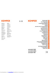 Kemper autodark 660x Bedienungsanleitung
