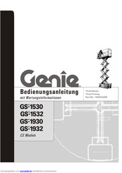 Genie GS-1530 Bedienungsanleitung