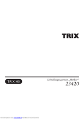 Trix H0 Merkur Bedienungsanleitung