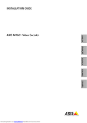 AXIS M7001 Installationsanleitung