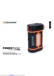 Celestron PowerTank Lithium Pro Bedienungsanleitung