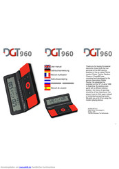 DGT 960 Gebrauchsanweisung