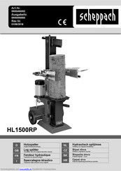 Scheppach HL1500RP Originalbetriebsanweisung