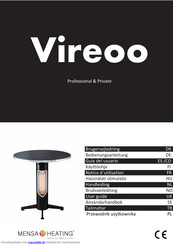 MENSA HEATING Vireoo Professional Bedienungsanleitung