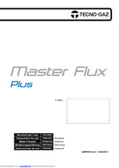 Tecno-gaz MASTER FLUX plus Bedienungsanleitung
