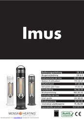 MENSA HEATING Imus Bedienungsanleitung