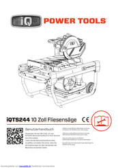 IQ Power Tools iQTS244 Benutzerhandbuch