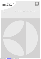 Electrolux Profiline TY58TSICN Benutzerinformation