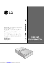 LG BN315-JD Bedienungsanleitung
