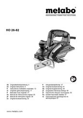 Metabo HO 26-82 Originalbetriebsanleitung