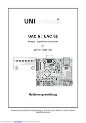 UNIELECTRONIC UAC 5E Bedienungsanleitung