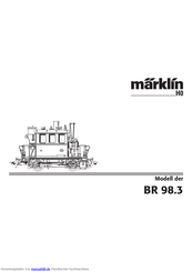 marklin BR 98.3 Bedienungsanleitung