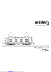 marklin H0 Re 460 Series Bedienungsanleitung