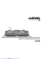 marklin H0 151 Series Bedienungsanleitung