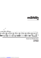 marklin 37502 Bedienungsanleitung