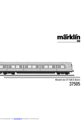 marklin ET 420 S-Bahn Bedienungsanleitung