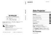 Sony VPL-FX52L Kurzreferenz