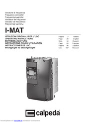 Calpeda I-MAT Betriebsanleitung