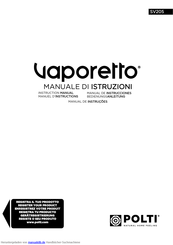 POLTI Vaporetto SV205 Bedienungsanleitung