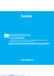 Saitek PZ35 Pro Flight Rudder Pedals Bedienungsanleitung
