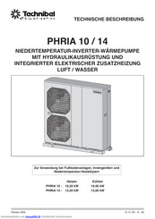 Technibel PHRIA 10 Technische Beschreibung