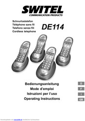 switel DE114 Bedienungsanleitung