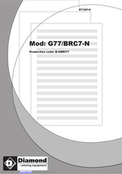 Diamond G77/BRC7-N Bedienungsanleitung