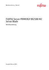 Fujitsu PRIMERGY BX2580 M2 Betriebsanleitung