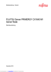 Fujitsu PRIMERGY CX1640 M1 Betriebsanleitung