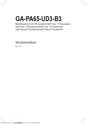 Gigabyte GA-PA65-UD3-B3 Benutzerhandbuch
