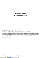 Daewoo DWD-FD2442 Anleitung