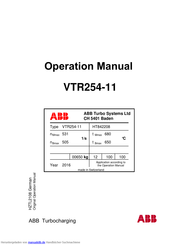 ABB VTR254-11 Bedienungsanleitung