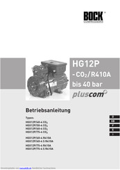 bock HGX12P/60-4 S R410A Bedienungsanleitung