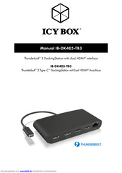 Icy Box IB-DK405-TB3 Handbuch