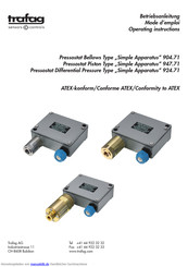 trafag Simple Apparatus 924.71 Betriebsanleitung